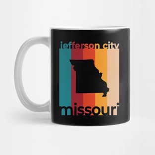 Jefferson City Missouri Retro Mug